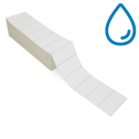 4" x 2" Polypropylene - Direct Thermal Labels - Fanfold - Freezer Grade Adhesive