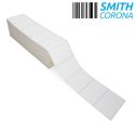 4" x 2.5" White - Direct Thermal Labels - Fanfold - Freezer Grade Adhesive