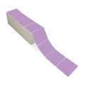 4" x 3" Grape - Direct Thermal Labels - Fanfold - Freezer Grade Adhesive