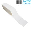 4" x 4" Polypropylene - Direct Thermal Labels - Fanfold - Freezer Grade Adhesive