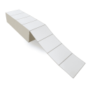 5" x 3" White - Direct Thermal Labels - Fanfold - Removable Adhesive