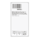 2.25" x 4.5" Blank Hobart Labels