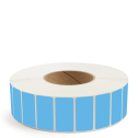 2" x 1" Dark Blue - Thermal Transfer Labels - 3" Core - Freezer Grade Adhesive