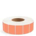 2" x 1.5" Orange - Direct Thermal Labels - 3" Core - Freezer Grade Adhesive