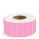 3" x 1" Hot Pink - Thermal Transfer Labels - 3" Core - Freezer Grade Adhesive