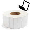 3" x 1" Blockout - Thermal Transfer Labels - 3" Core - Acrylic