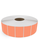 3" x 2" Orange - Direct Thermal Labels - 3" Core / 12" Outer Diameter (No Perf) - Freezer Grade Adhesive