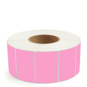 3" x 2" Hot Pink - Thermal Transfer Labels - 3" Core - Freezer Grade Adhesive