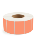3" x 2" Orange - Direct Thermal Labels - 3" Core - Removable Adhesive