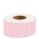 3" x 3" Pink - Thermal Transfer Labels - 3" Core - Removable Adhesive