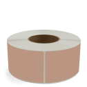 3" x 6" Brown - Direct Thermal Labels - 3" Core - Freezer Grade Adhesive