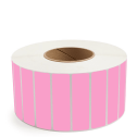 3.5" x 1" Hot Pink - Thermal Transfer Labels - 3" Core - Freezer Grade Adhesive