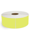 4" x 13" Chartreuse - Direct Thermal Labels - 3" Core / 12" Outer Diameter (No Perf) - Acrylic
