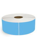 4" x 13" Dark Blue - Thermal Transfer Labels - 3" Core / 12" Outer Diameter (No Perf) - Acrylic