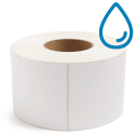 4" x 13" Polypropylene - Direct Thermal Labels - 3" Core - Freezer Grade Adhesive