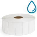 4" x 2" Polypropylene - Direct Thermal Labels - 3" Core / 12" Outer Diameter (No Perf) - Acrylic