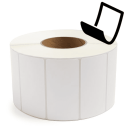 4" x 2" Blockout - Thermal Transfer Labels - 3" Core (No Perf) - Freezer Grade Adhesive
