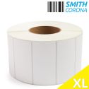 4" x 2" Dark Blue - Thermal Transfer Labels - 3" Core / 12" Outer Diameter (No Perf) - Freezer Grade Adhesive