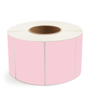 4" x 3" Pink - Thermal Transfer Labels - 3" Core - Acrylic