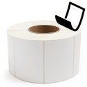 4" x 3" Blockout - Thermal Transfer Labels - 3" Core (No Perf) - Acrylic