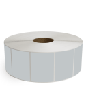 4" x 3" Gray - Direct Thermal Labels - 3" Core / 12" Outer Diameter (No Perf) - Acrylic