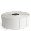 4" x 3" White - Direct Thermal Labels - 3" Core / 12" Outer Diameter (No Perf) - Acrylic
