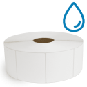 4" x 4" Polypropylene - Direct Thermal Labels - 3" Core / 12" Outer Diameter (No Perf) - Freezer Grade Adhesive