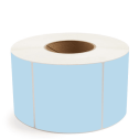 4" x 4" Blue - Thermal Transfer Labels - 3" Core - Freezer Grade Adhesive