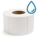 4" x 4" Polypropylene - Direct Thermal Labels - 3" Core (No Perf) - Acrylic