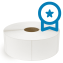 4" x 5" White - Direct Thermal Labels - 3" Core / 12" Outer Diameter (No Perf) - PET Liner