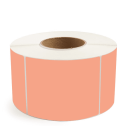 4" x 5" Fluorescent Orange - Direct Thermal Labels - 3" Core - Acrylic
