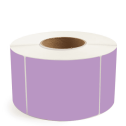 4" x 5" Grape - Direct Thermal Labels - 3" Core - Acrylic