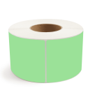 4" x 6" Fluorescent Green - Thermal Transfer Labels - 3" Core (No Perf) - Freezer Grade Adhesive