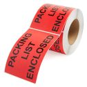 Packing List Enclosed - Preprinted Label