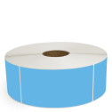 4" x 8" Dark Blue - Thermal Transfer Labels - 3" Core / 12" Outer Diameter (No Perf) - Freezer Grade Adhesive