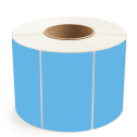 5" x 3" Dark Blue - Direct Thermal Labels - 3" Core - Acrylic