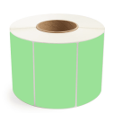 5" x 3" Fluorescent Green - Thermal Transfer Labels - 3" Core - Removable Adhesive