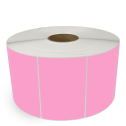 6" x 4" Hot Pink - Direct Thermal Labels - 3" Core / 12" Outer Diameter (No Perf) - Freezer Grade Adhesive