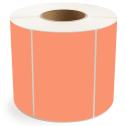 6" x 4" Orange - Thermal Transfer Labels - 3" Core - Acrylic