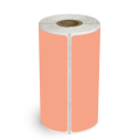 4" x 6" Fluorescent Orange - Direct Thermal Labels - 0.75" Core / 2.2" Outer Diameter (Timing Mark)