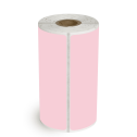 4" x 6" Pink - Direct Thermal Labels - 0.75" Core (Timing Mark) - Freezer Grade Adhesive
