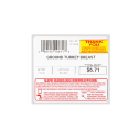 2.625" x 2.375" Thank You & Safe Handling Instructions Mettler Toledo Labels