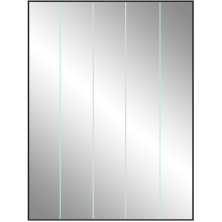 8.5 inch x 11 inch Silver Foil Rectangular Sheet Labels