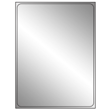 8.375 inch x 10.875 inch Silver Foil Rectangular Sheet Labels