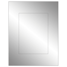 5 inch x 7 inch Silver Foil Rectangular Sheet Labels