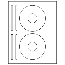 4.625 inch x 4.625 inch White Sheet Labels