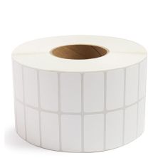 2 inch x 1 inch (2-Up) Thermal Transfer Labels - 3 inch Core