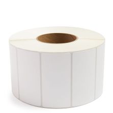 4" x 2" White - Thermal Transfer Labels - 3" Core
