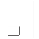 3.5" x 2.75"  Sheet Label