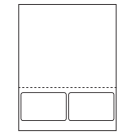 4" x 2.5"  Sheet Label